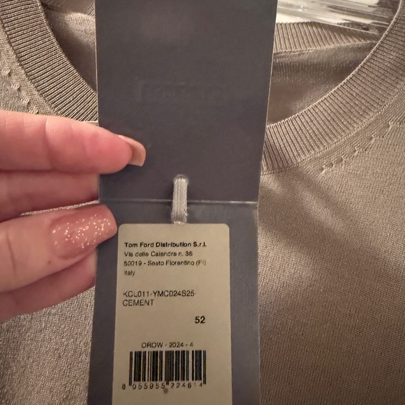 Tom Ford Men's Beige Crewneck Sweater - Picture 11 of 16